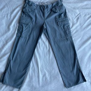 Womens Grey old navy cargo pants
